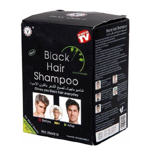 SHAMPOO NEGRO PARA CANAS